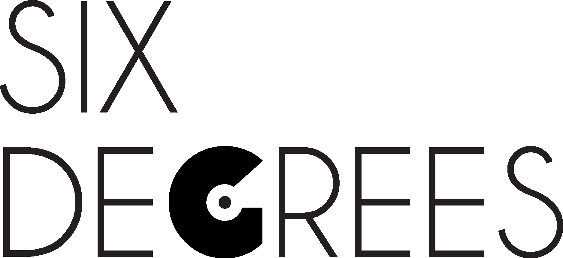 Six Degrees Logo Vector Logo